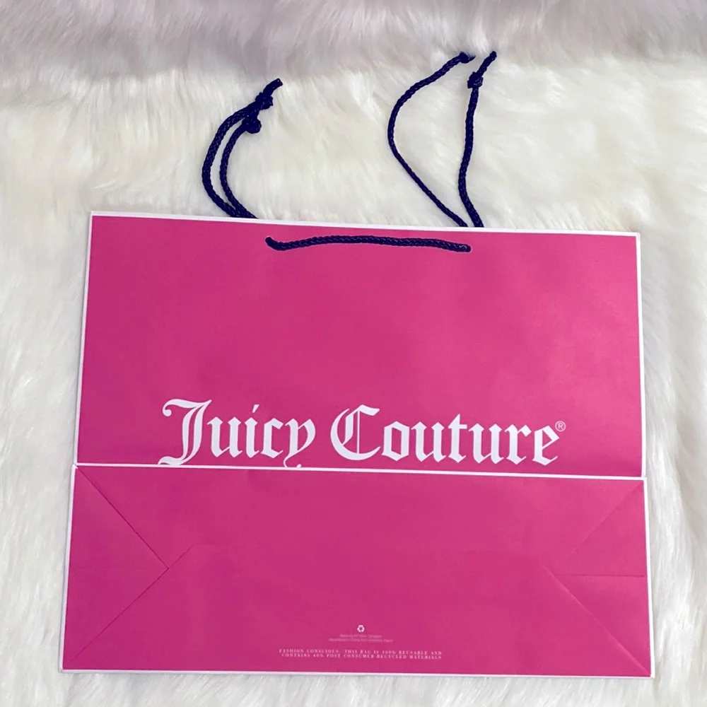 Juicy Couture Retail Store Goft Shopping Tote Bag NWT Excellent Condition